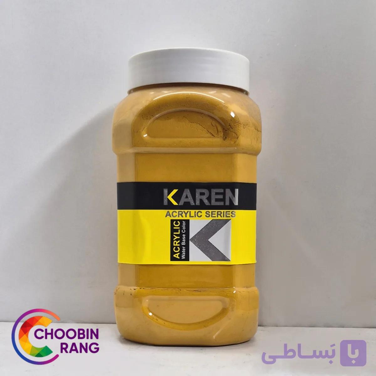 رنگ اکریلیک گل ماش کارن 1 لیتری