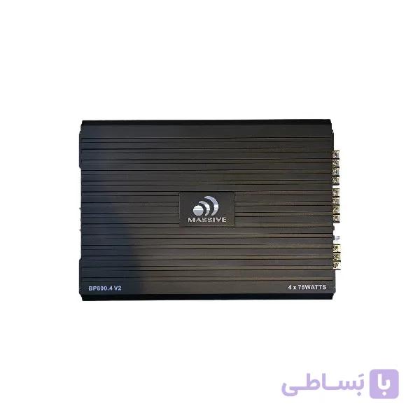 آمپلی فایر خودرو 4 کانال 75 آرامس برند مسیو مدل BP800.4V2 — تصویر 1