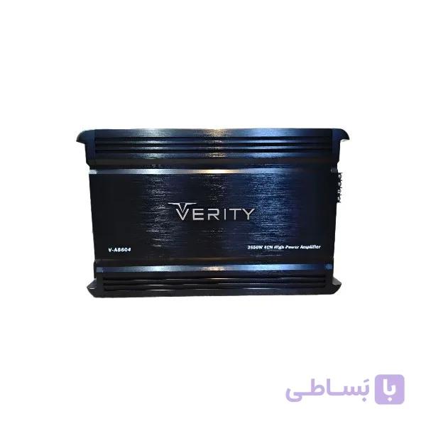 آمپلی فایر فن دار 4کانال 80 آرامسی برند وریتی مدل Verity V-A8604 — تصویر 1