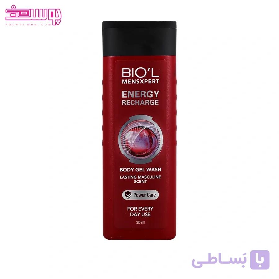 شامپو بدن مردانه انرژی ریشارژ بیول حجم 315ml — تصویر 1
