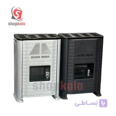 بخاری گازی 8000 جنرال و پیرا گاز مدل آجری و کتیبه ای کوچک — تصویر 1