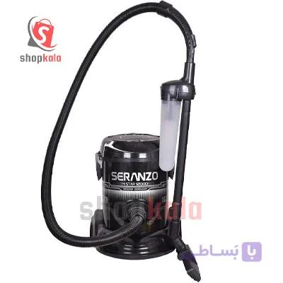جاروبرقی سطلی سرانزو سیم جمع کن دار مدل 12000 دیجیتال لمسی — تصویر 1