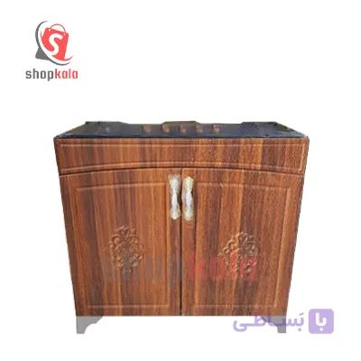 اجاق گاز طرح فر ام دی اف جنرال مدل M5 رویه شیشه پنج شعله (رنگبندی) — تصویر 1