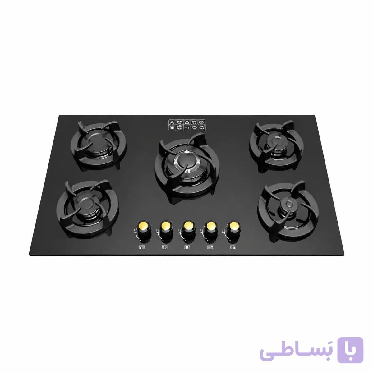 اجاق گاز صفحه ای دو شعله شیشه ای جنرال مدل A130 — تصویر 1
