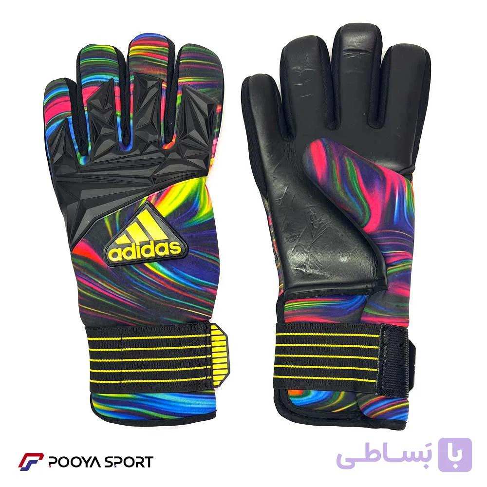 دستکش دروازه بانی حرفه ای آدیداس Adidas طرح رنگی — تصویر 1