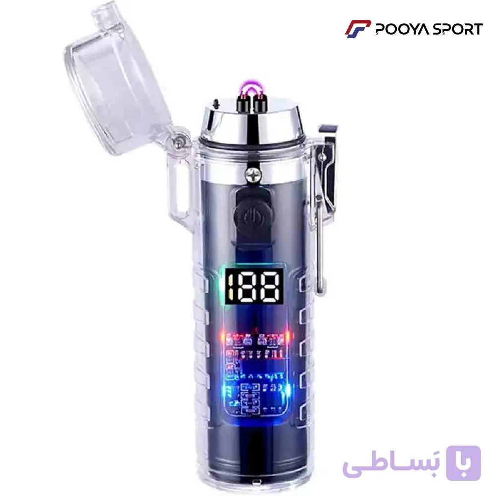 فندک پلاسمایی شارژی چراغ قوه دار Rechargeable — تصویر 1