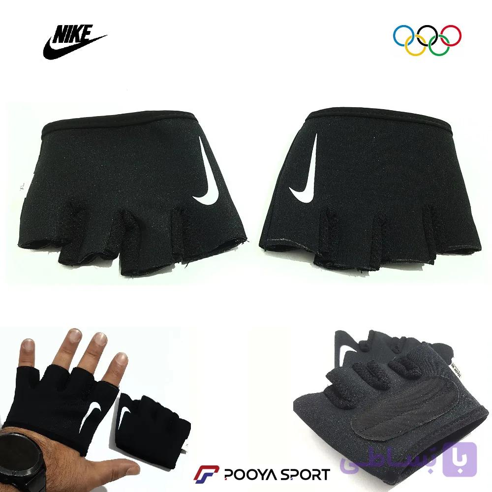 دستکش کراس فیت نیمه انگشتی حرفه ای NIKE خارجی — تصویر 1