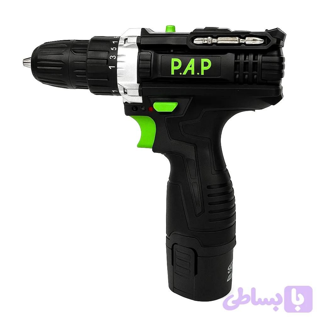دریل شارژی 12ولت پی ای پی(PAP) مدلCD-1201 — تصویر 1