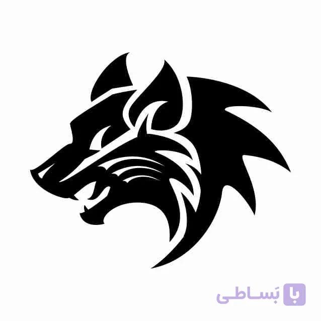برچسب بدنه خودرو طرح گرگ کد 125 — تصویر 1