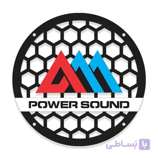 قاب میدرنج خودرو طرح POWER SOUND بسته 2 عددی — تصویر 1