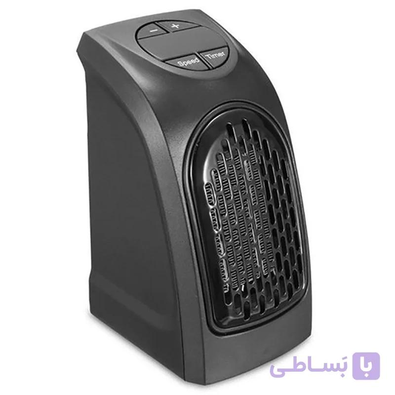 بخاری برقی دیواری فن دار ریموت دار 400 واتی مدل هندی هیتر