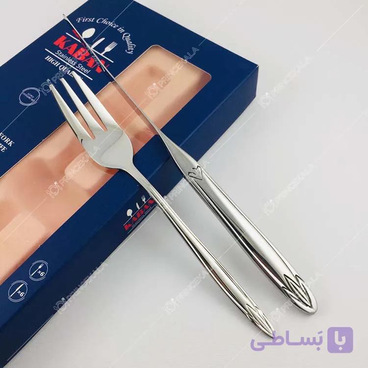 کارد و چنگال میوه خوری کابان مدل کوبرگ سه بعدی — تصویر 1