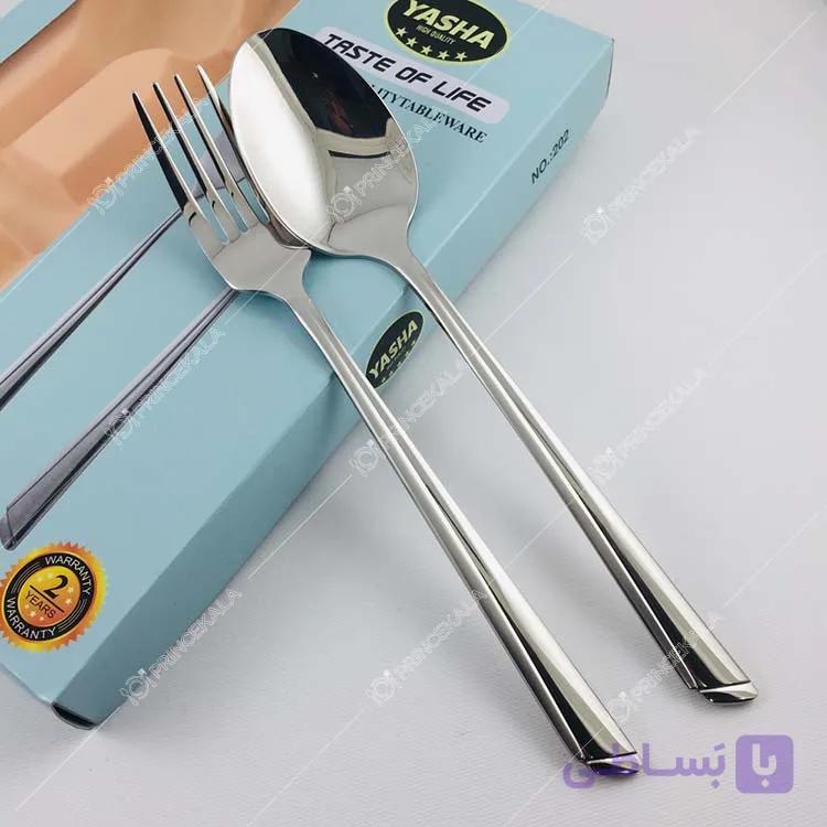 قاشق و چنگال یاشا مدل ناخنی — تصویر 1