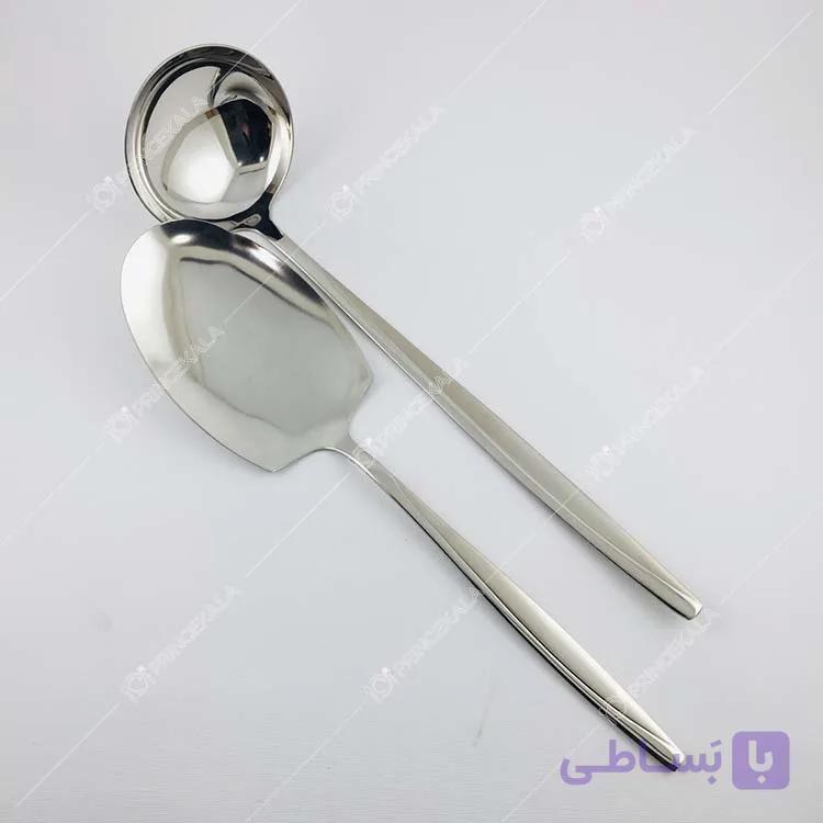 کفگیر و ملاقه یونیک مدل ماینز — تصویر 1