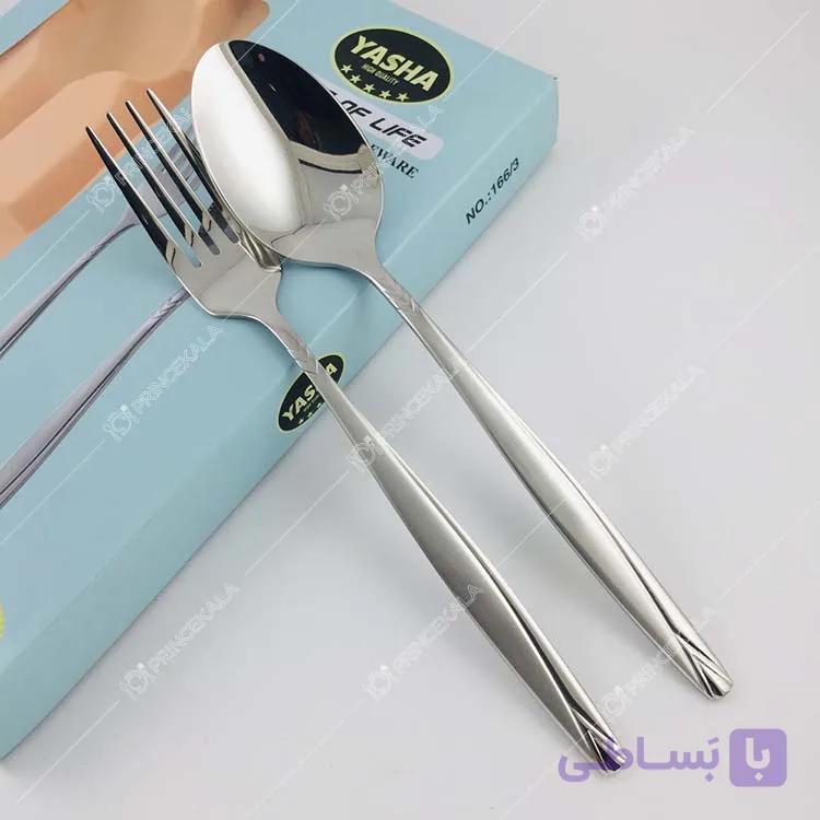 قاشق و چنگال یاشا مدل پرنس — تصویر 1