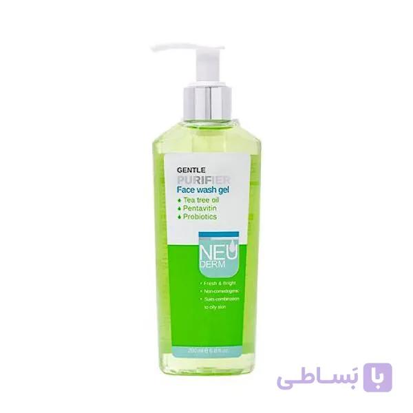 ژل شستشو صورت نئودرم پوست خشک مدل Gentle Purifier(200م)