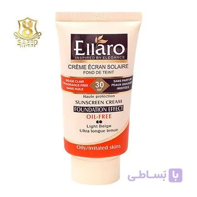 ضد آفتاب spf30 فاقد چربی بژ روشن الارو
