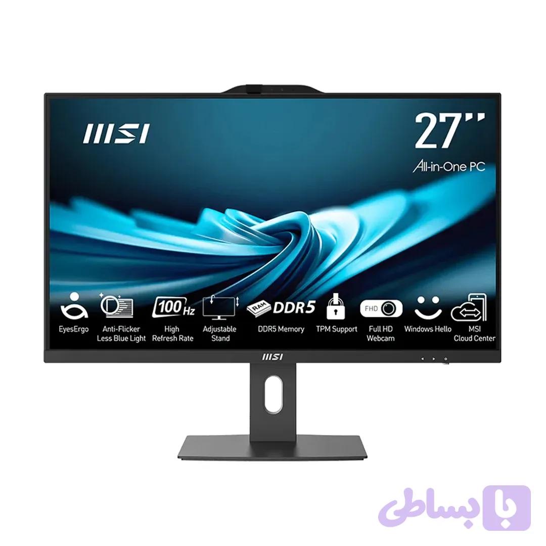 کامپیوتر همه کاره ام اس آی MSI PRO AP272P 14M Black i3 14100 8GB 500GB Intel — تصویر 1