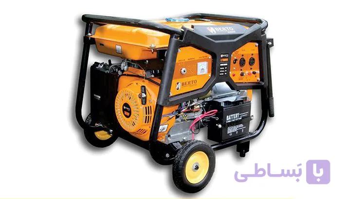 موتور برق بنزینی استارتی 7 کیلووات Berto