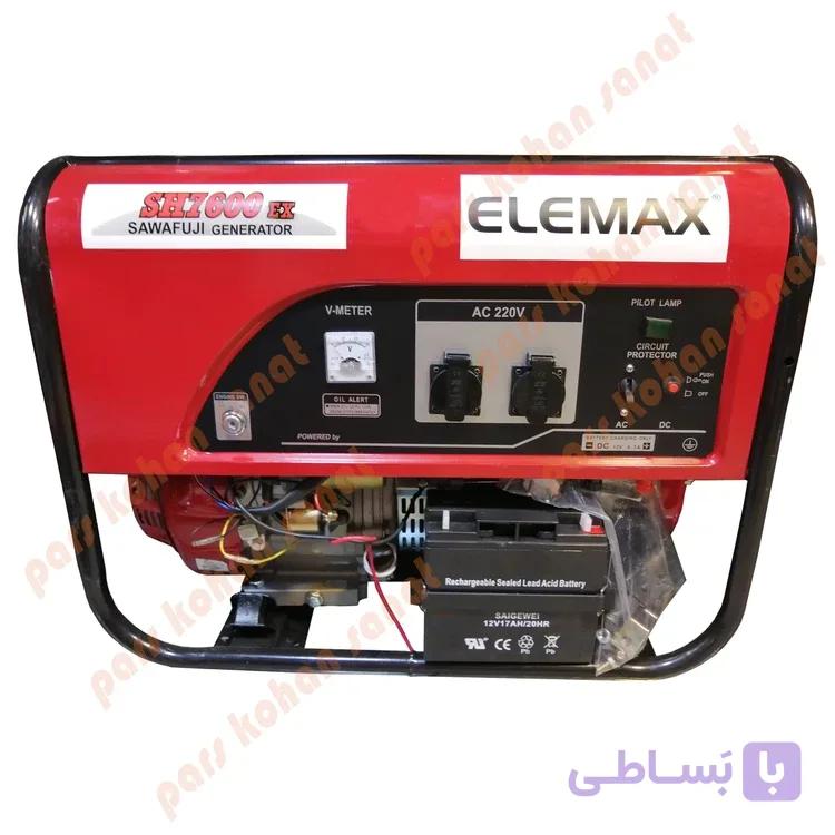 موتور برق 5 کیلووات بنزینی المکس