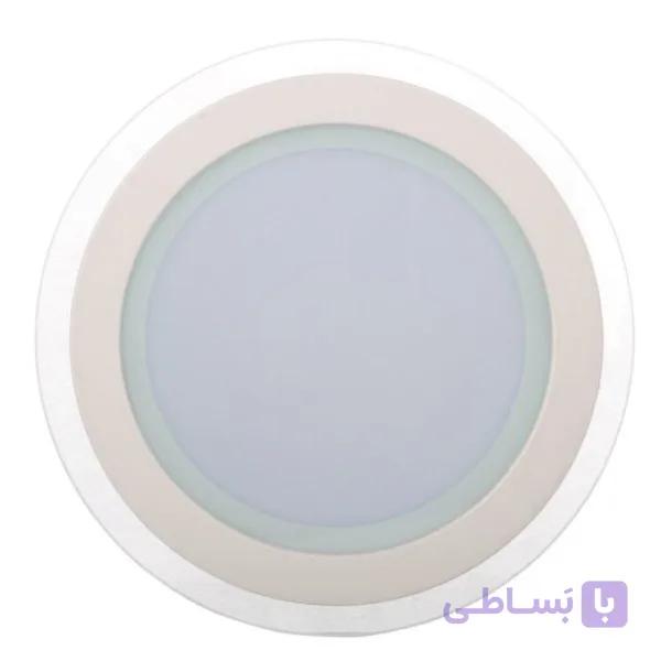 پنل ال ای دی 18وات سیلور لایت مدل دور شیشه ای توکار