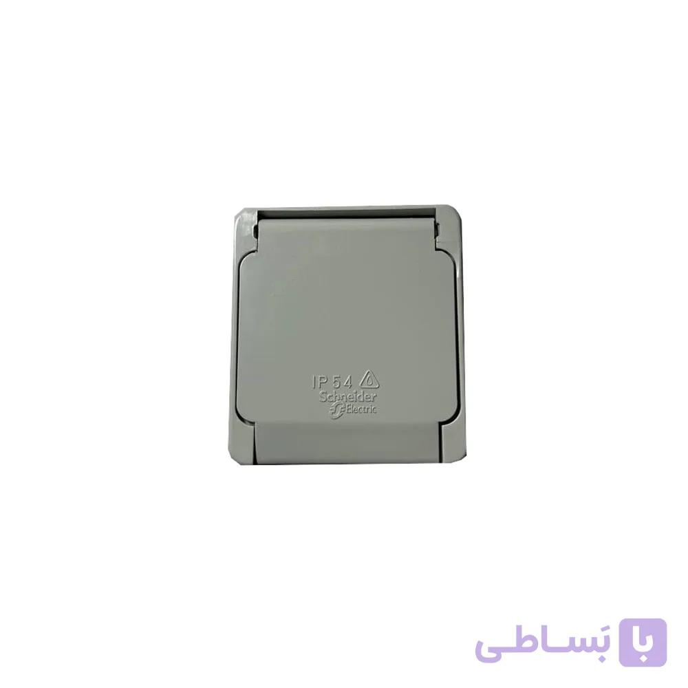 پریز برق IP54 ارت دار اشنایدر اصل مدل هیدرا