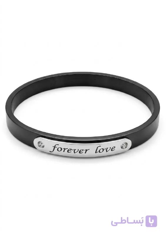دستبند استیل forever love زنانه کد 412129