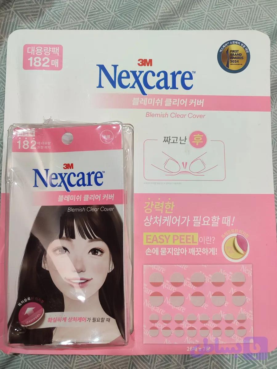 چسب ضدجوش کره ای نکس‌کر 3M Nexcare Blemish Clear Cover – بسته ۱۸۲ عددی — تصویر 1