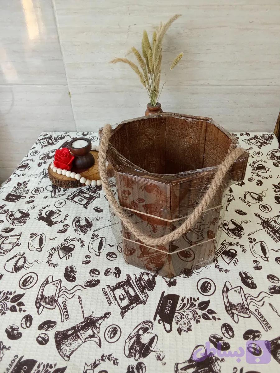 سطل چوبی