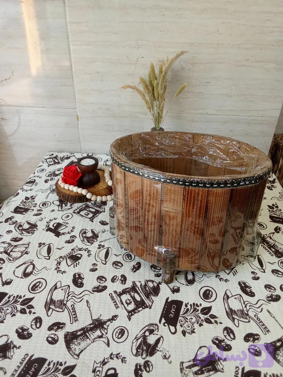 سطل چوبی