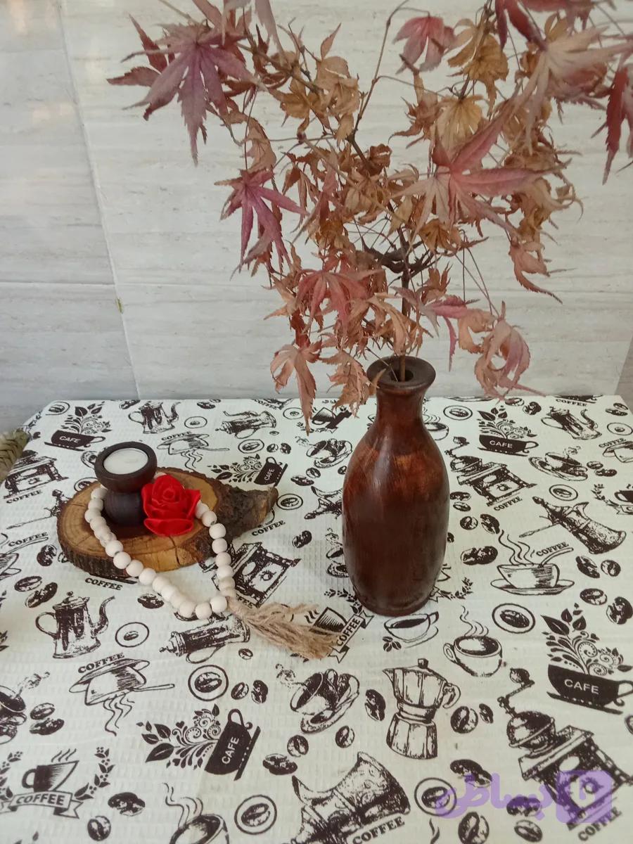 گلدان چوبی
