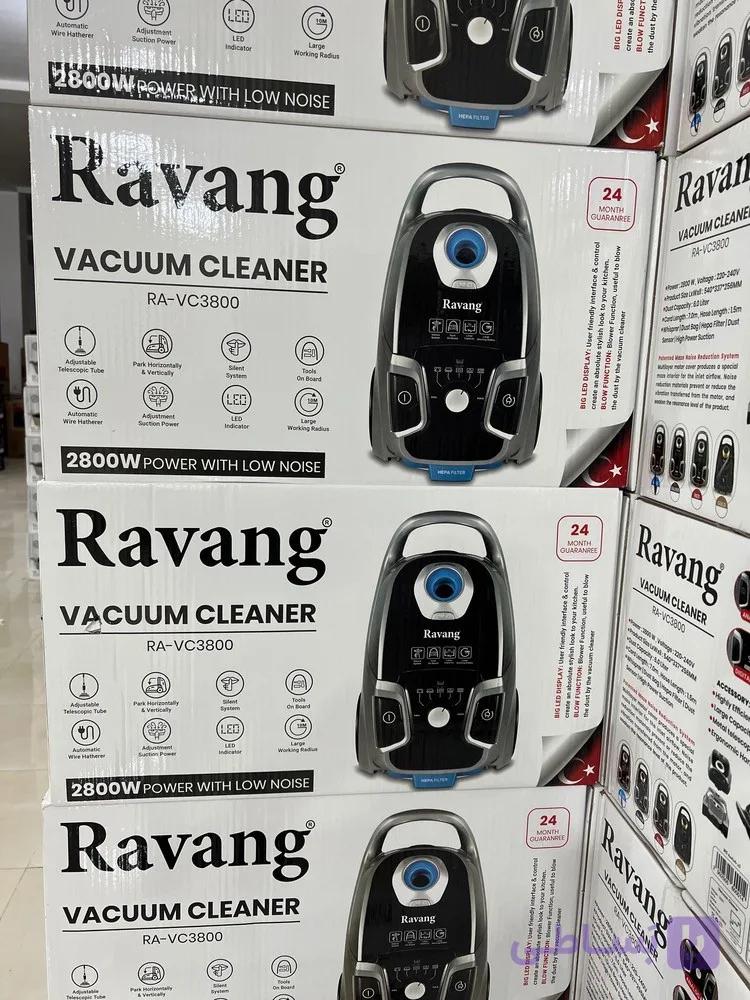جاروبرقی راونگ Ravang مدل RA-VC3800 توان 2800 وات با فیلتر HEPA