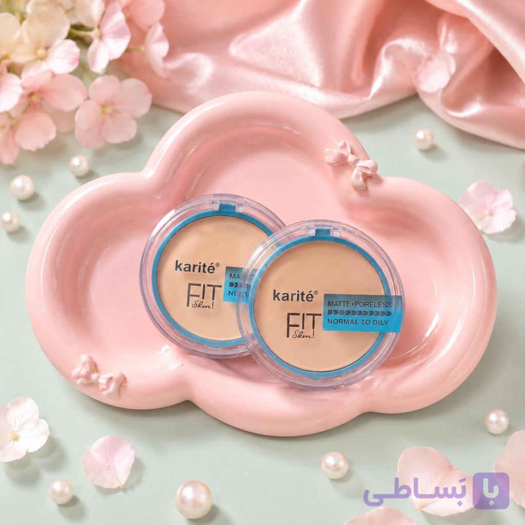 پنکک آرایشی کاریته (Karite) با پوشانندگی بالا