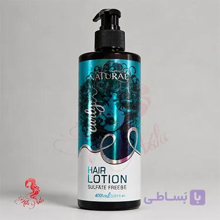 لوسیون موی نچرال NATURAL مدل Multi action موهای فر حاوی پروتئین — تصویر 1