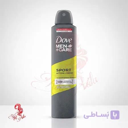 اسپری 48 ساعته مردانه داو مدل Sport Active+Fresh حجم 150 میلی‌لیتر — تصویر 1