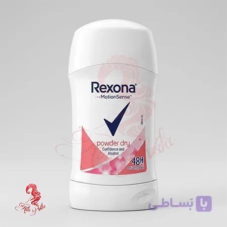 استیک ضد تعریق زنانه رکسونا مدل powder dry وزن 40 گرم