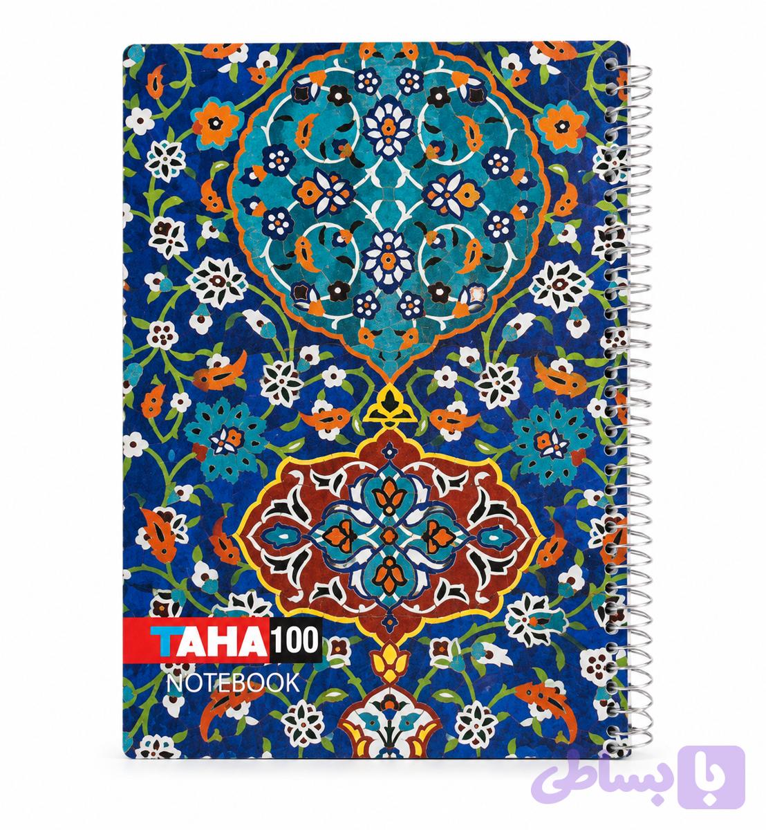 دفتر ۱۰۰برگ خط دار جلد سخت کلاسیک (کد 3Z72A)