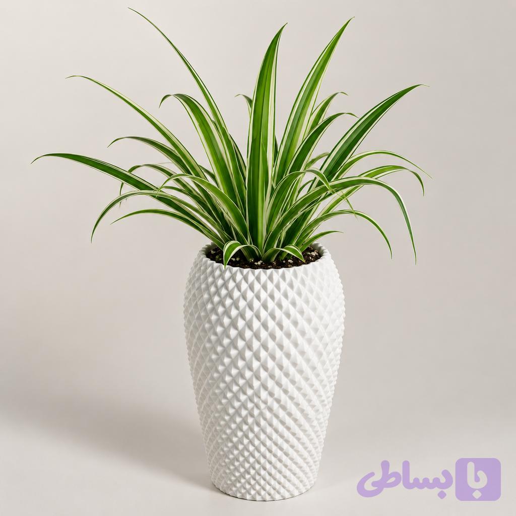 گلدان دکوراتیو با طرح هندسی (Geometric Pattern Planter)