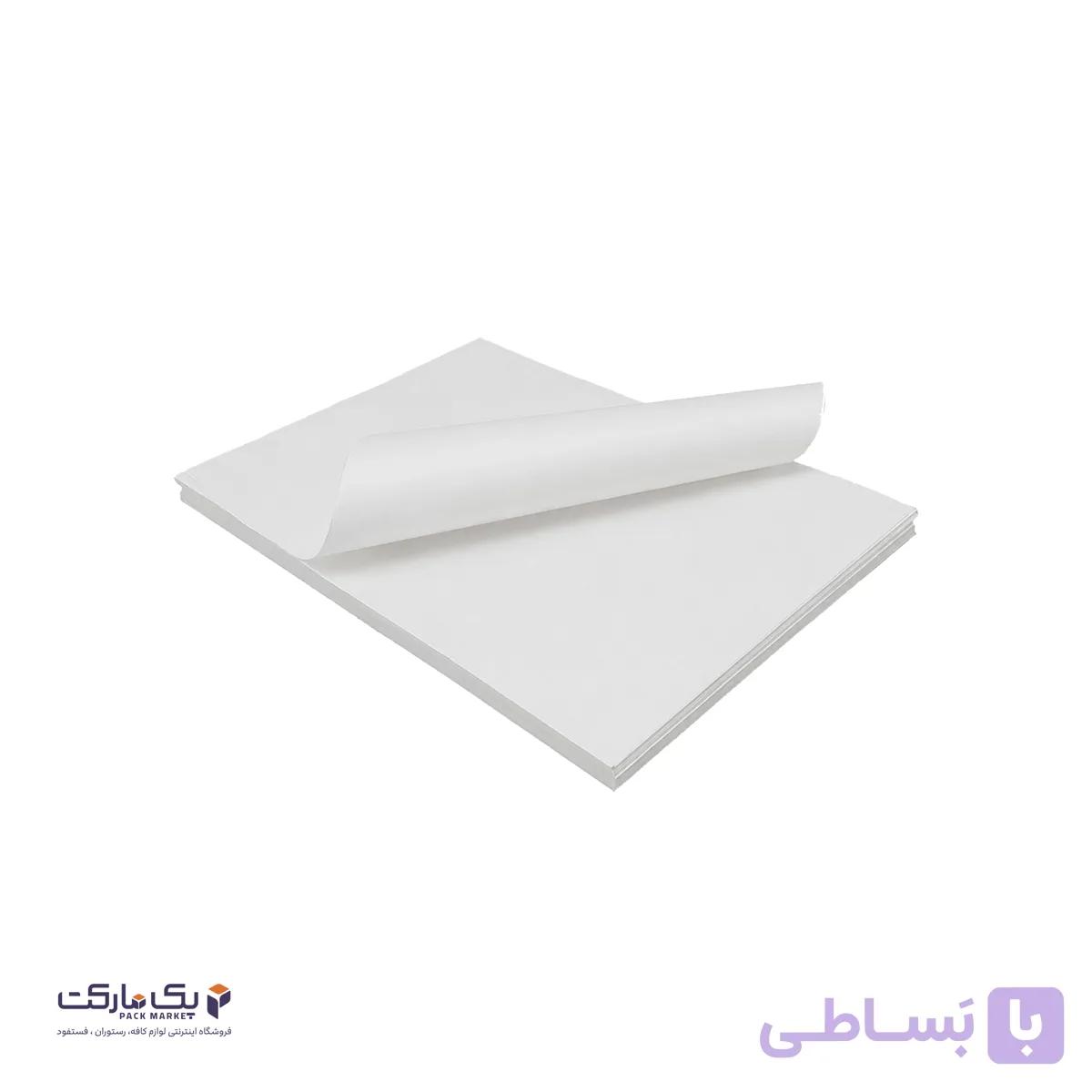 کاغذ مومی (روغنی) بدون چاپ