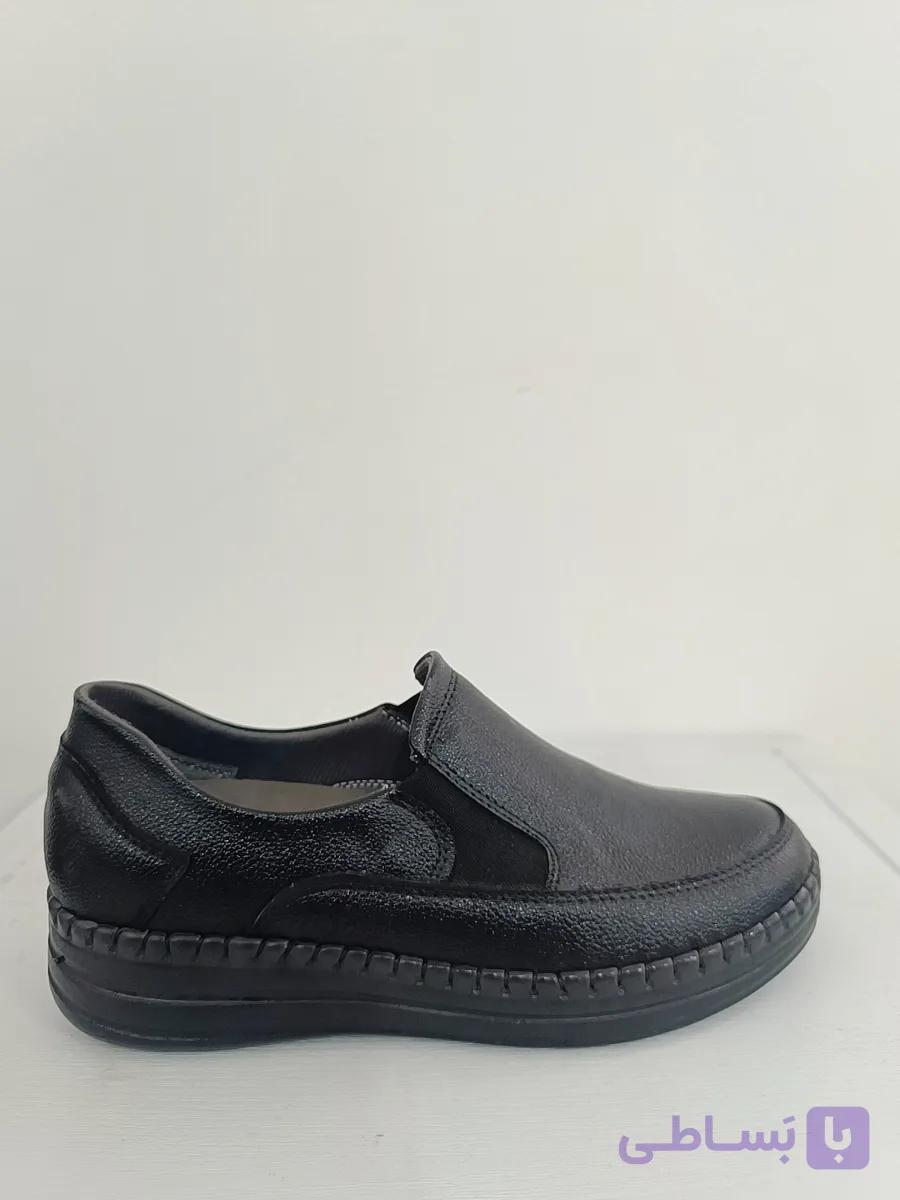 کفش طبی زنانه چرم با پد خارپاشنه طرح (p shoes 06)