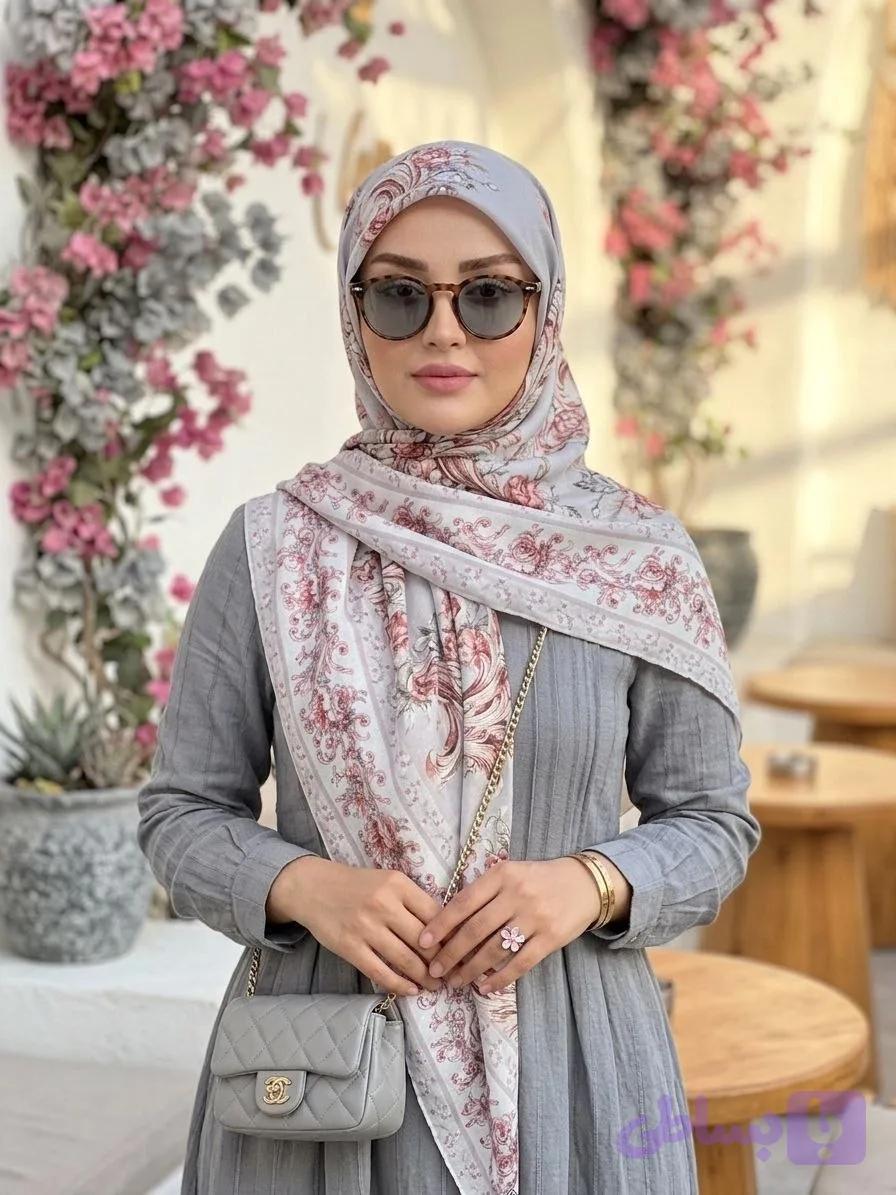 روسری نخی طرح شصت و هفتم — تصویر 1