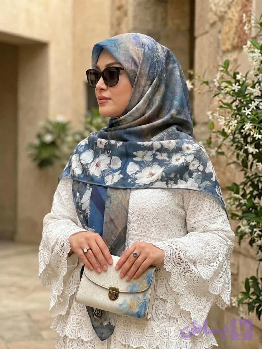 روسری نخی طرح شصت و ششم — تصویر 1