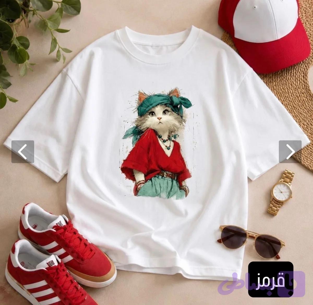 تیشرت لانگ فانتزی