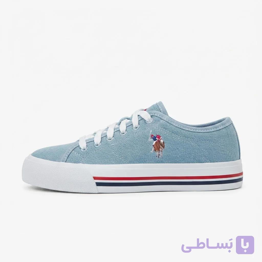 کفش روزمره زنانه یو اس پولو آبی روشن