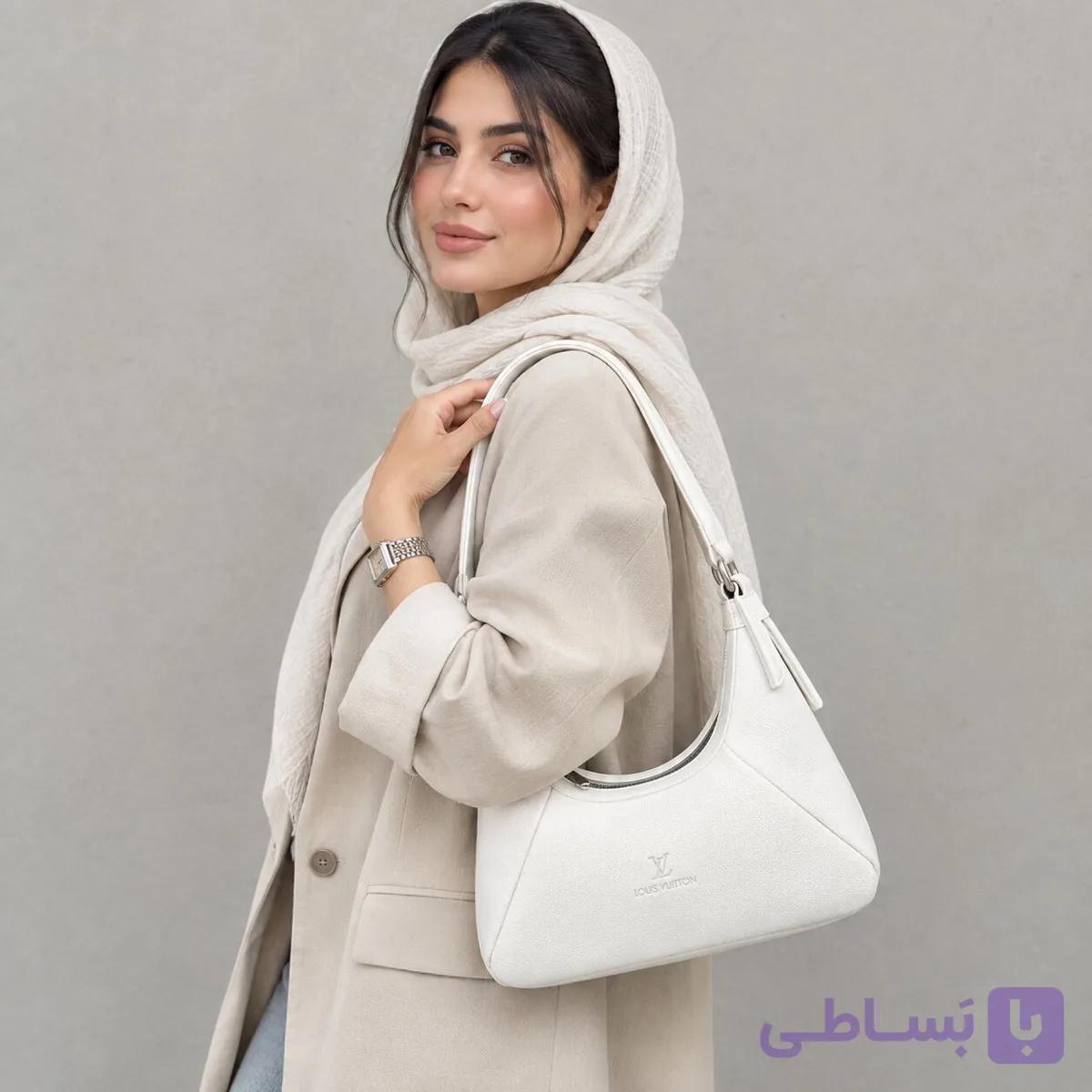 کیف دوشی چرم شرانگ زنانه louis vuitton