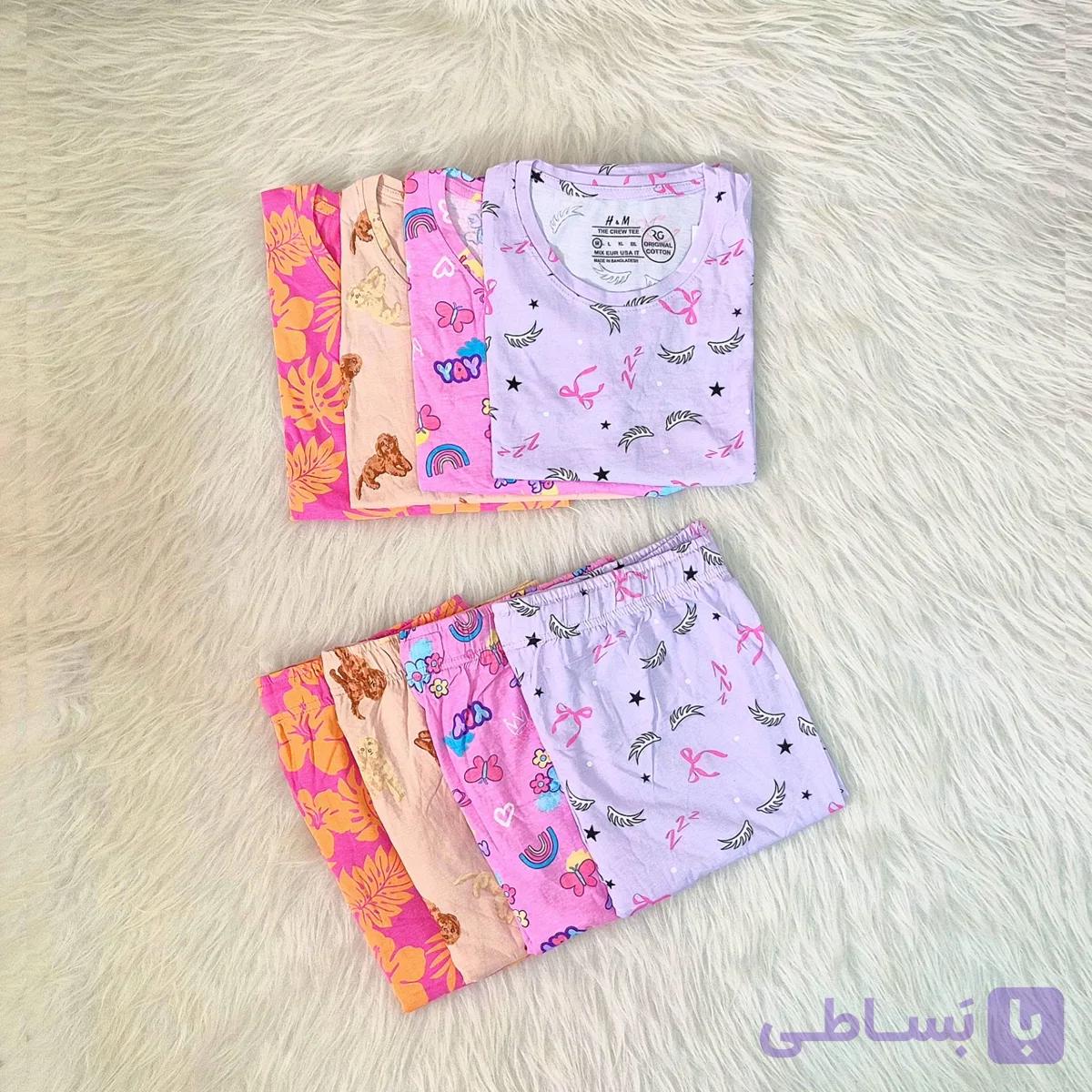 ست تیشرت شلوارک زنانه برند اچ اند ام — تصویر 1