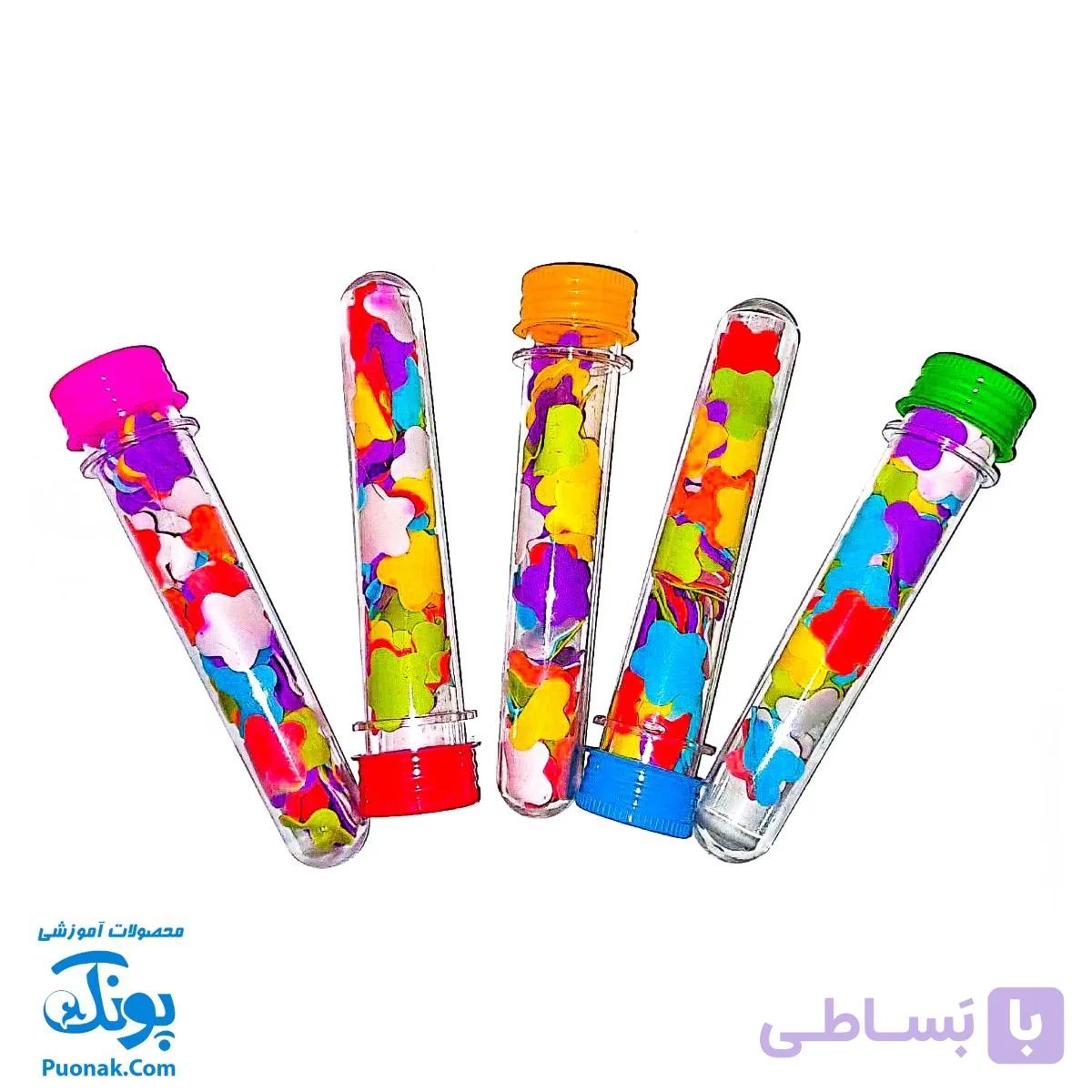صابون کاغذی مدل لوله‌ای دانش آموزی — تصویر 1