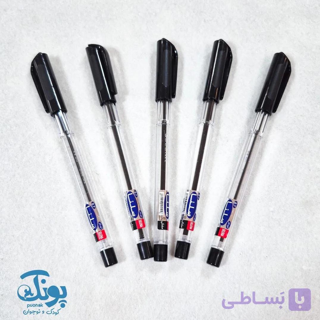 خودکار مشکی ۰/۷ سلنا بسته ۵۰ عددی — تصویر 1