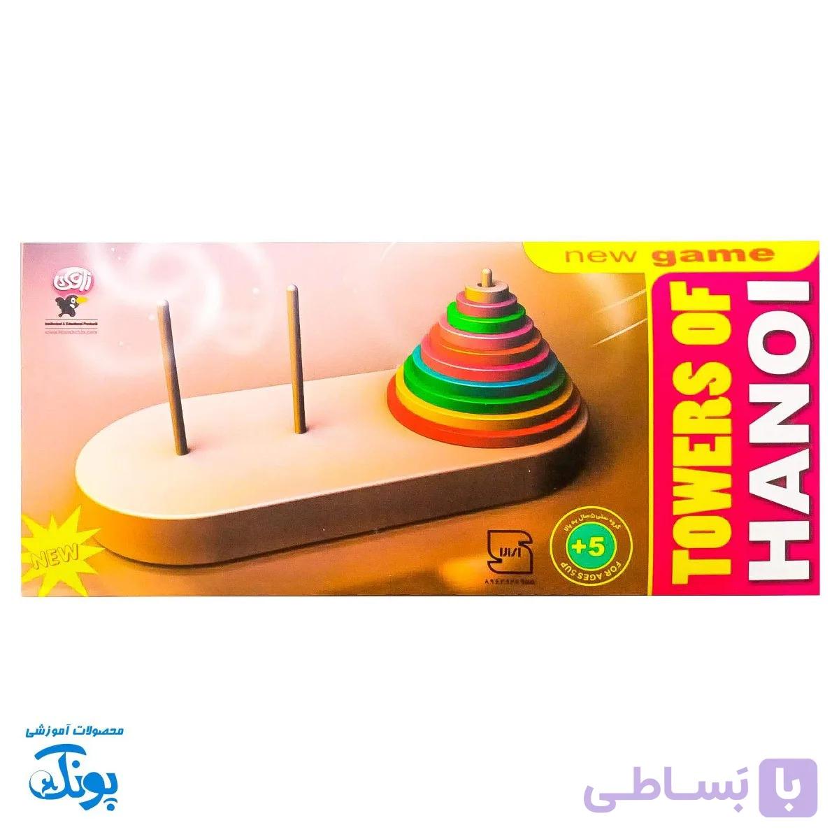 بازی فکری برج هانوی زاغک | تقویت هوش و تمرکز — تصویر 1