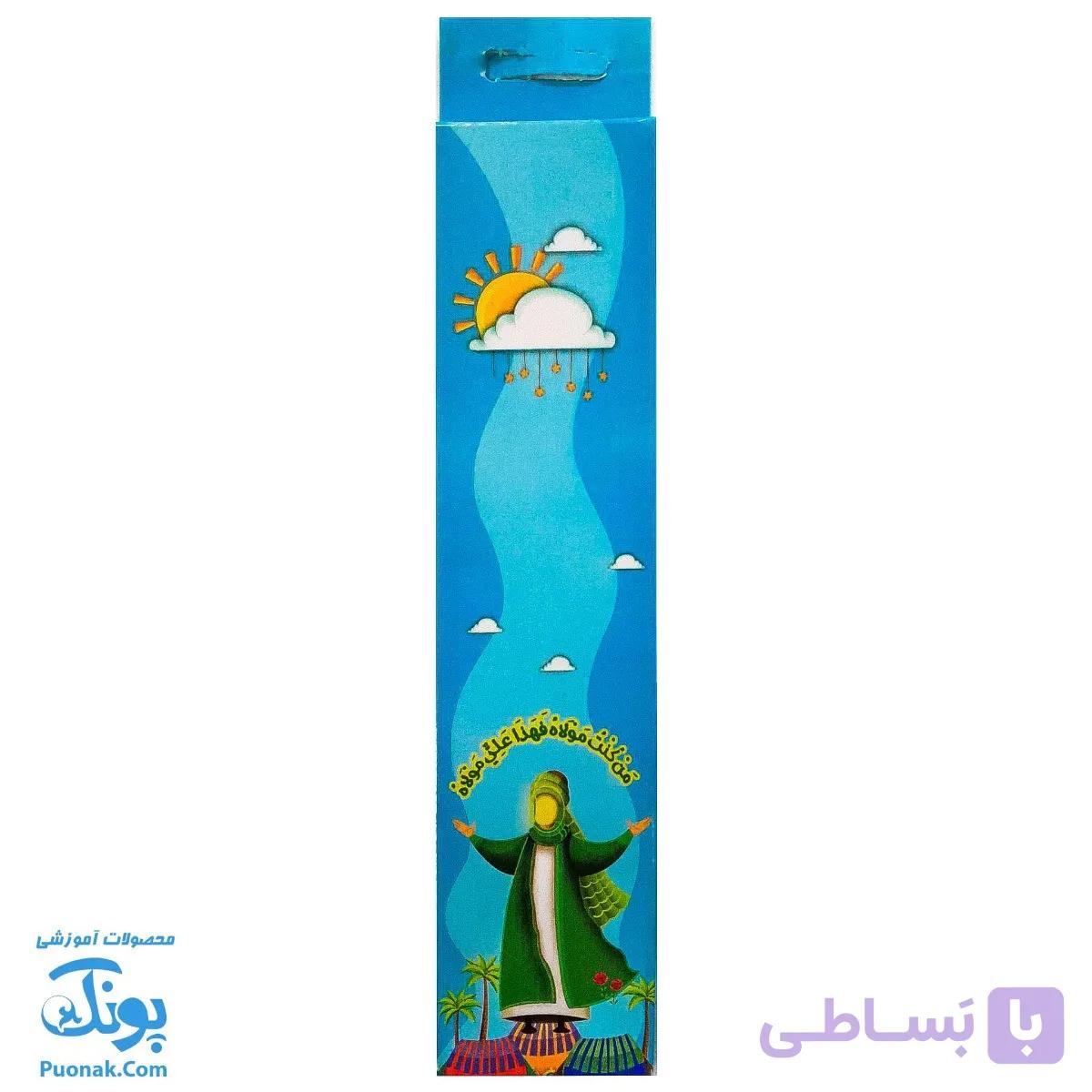 مداد رنگی ۶ رنگ بلند — تصویر 1